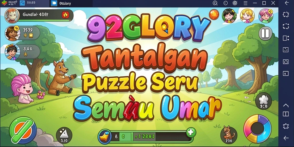 Screenshot gameplay 92GLORY yang menampilkan tantangan puzzle menarik.