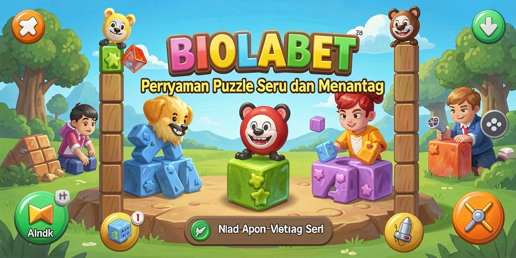 Tampilan gameplay BIOLABET dengan tantangan Puzzle yang seru.