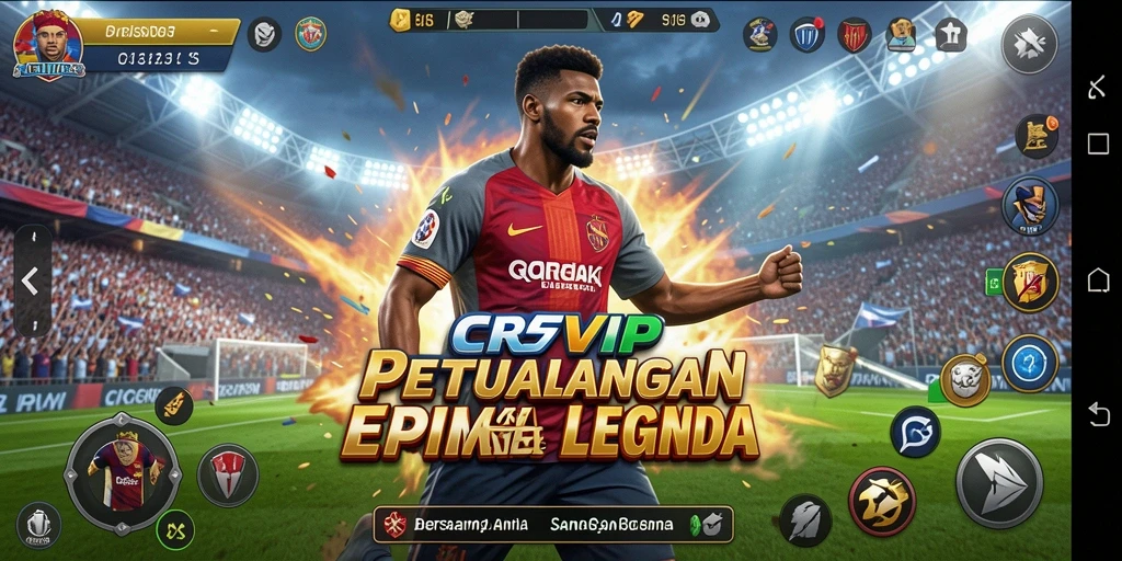 Tangkapan layar utama CR7VIP yang menunjukkan momen petualangan mendebarkan.