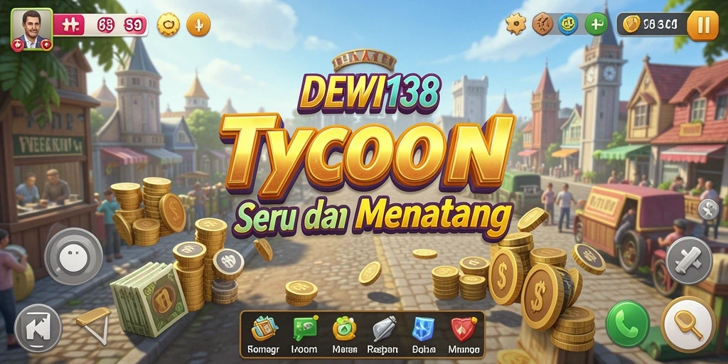 Screenshot DEWI138 menampilkan gameplay Tycoon yang menarik.