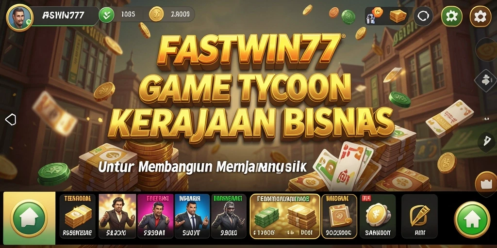 Screenshot utama menampilkan gameplay Tycoon yang seru dan interaktif.