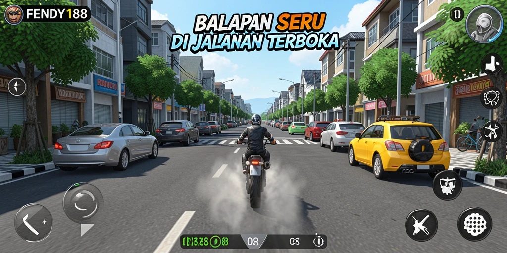 Gameplay intens FENDY188 yang menantang dan mengasyikkan.