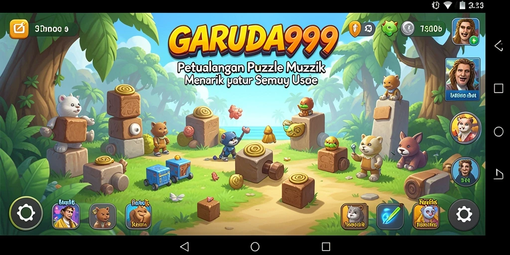 Tangkapan layar GARUDA999 menunjukkan gameplay Puzzle yang seru dan menantang.
