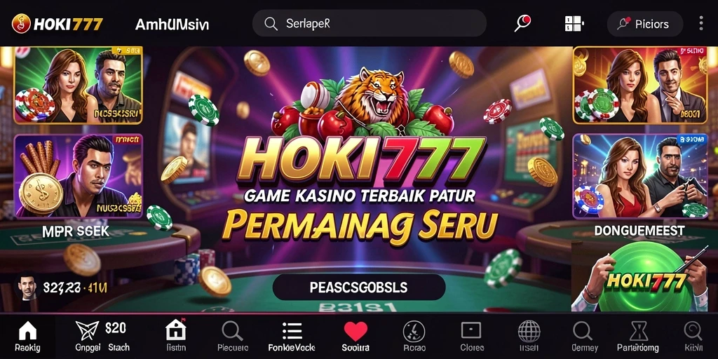 Tampilan gameplay HOKI777 yang seru dan menarik.