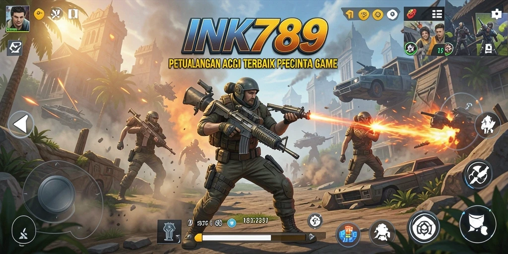 Tampilan gameplay seru dan menegangkan di INK789, penuh aksi.