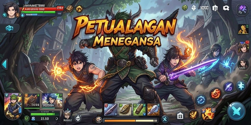 Tampilan gameplay <strong>JAWABET88</strong> yang memukau dan imersif.