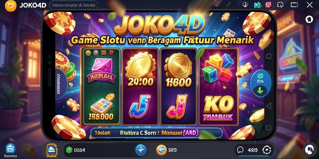Tampilan gameplay JOKO4D dengan slot menarik dan fitur bonus.