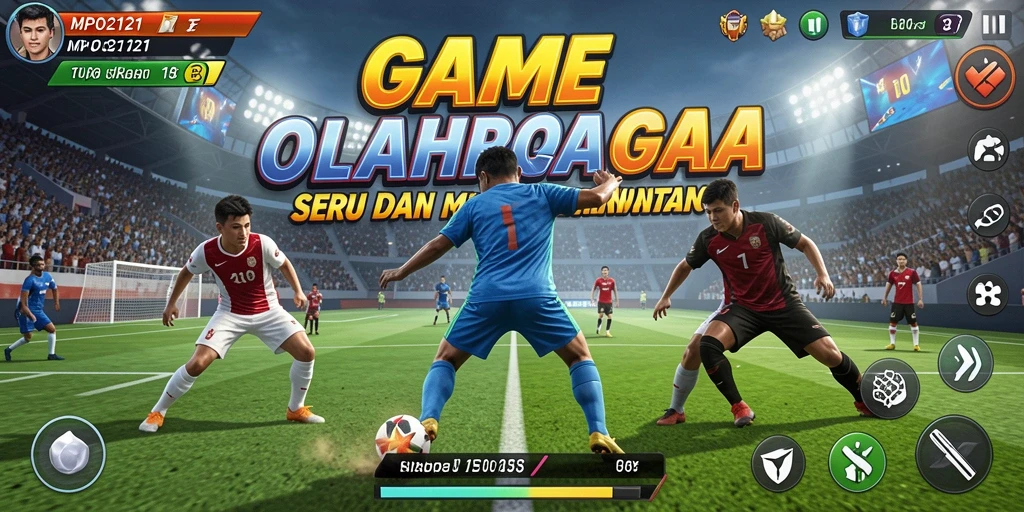 Tampilan seru dari gameplay MPO2121 yang menampilkan aksi olahraga.