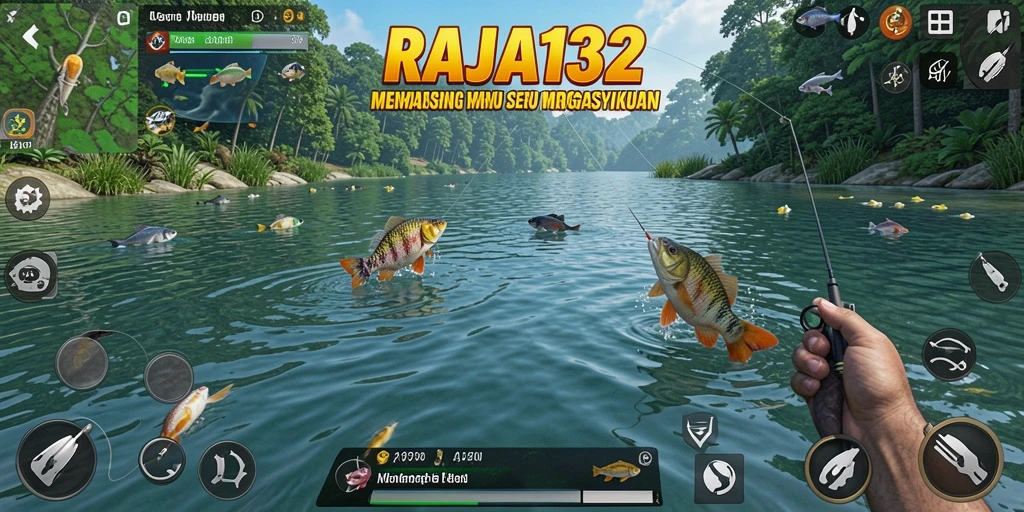 Tangkapan ikan besar dalam gameplay RAJA132 yang mengasyikkan.