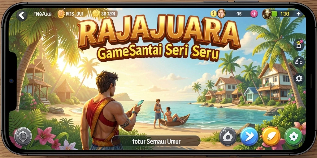 Tampilan gameplay seru dan menenangkan dari RAJAJUARA.