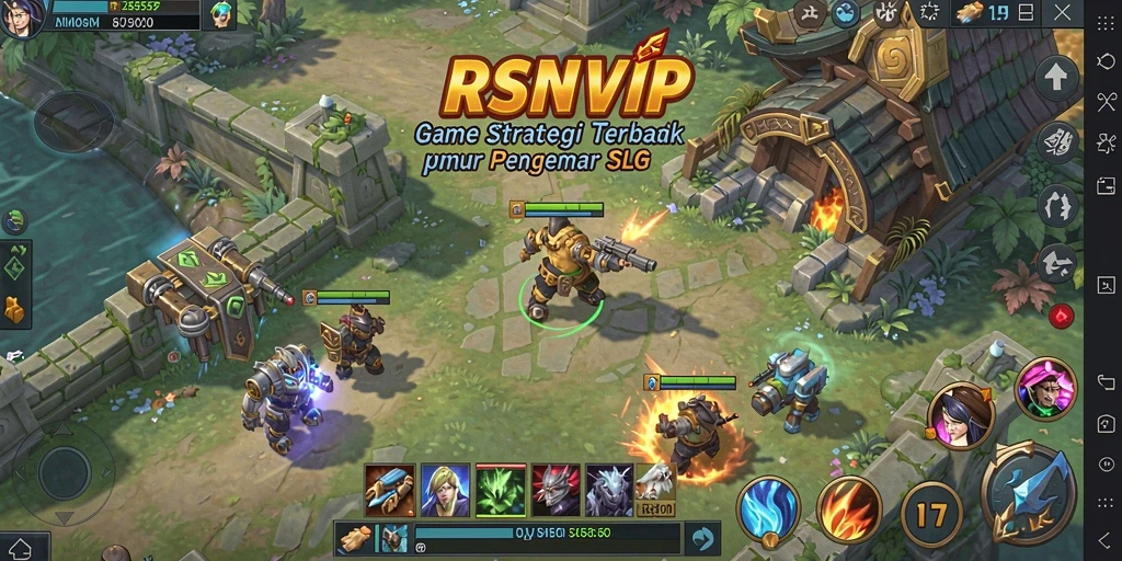 Tampilan gameplay RSNVIP yang dinamis dan penuh aksi.