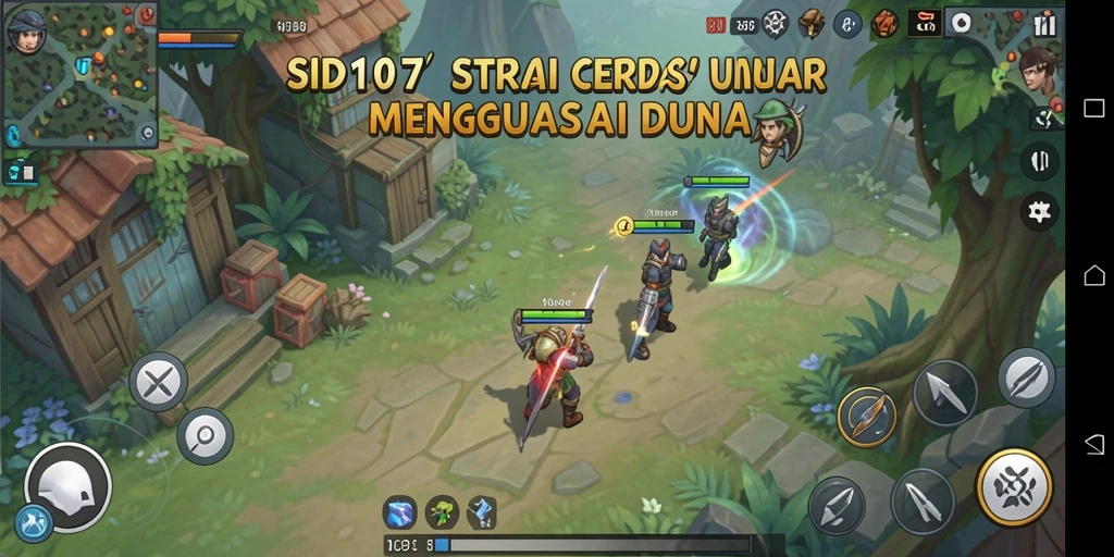 Tampilan gameplay seru dan strategi mendalam di SD107.
