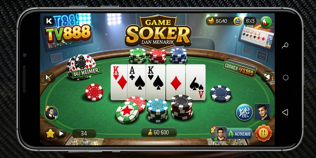Tampilan gameplay seru dan menarik di TV888.