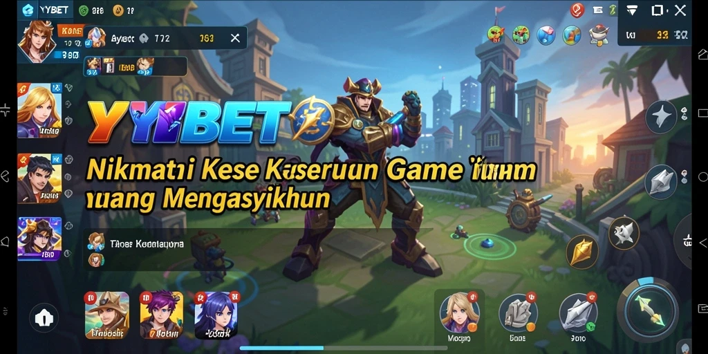 Tampilan gameplay YYBET yang menyenangkan dan santai.